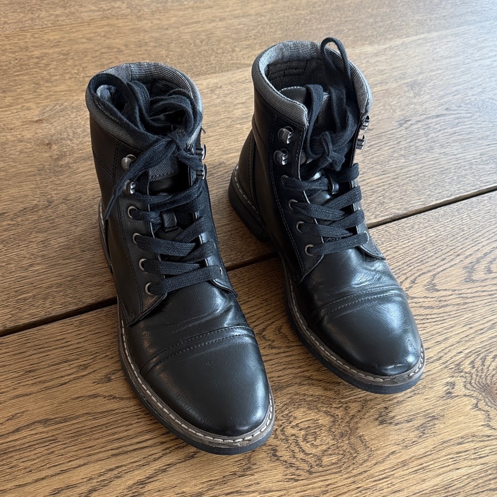 Black Lace Boots - Size 7 M